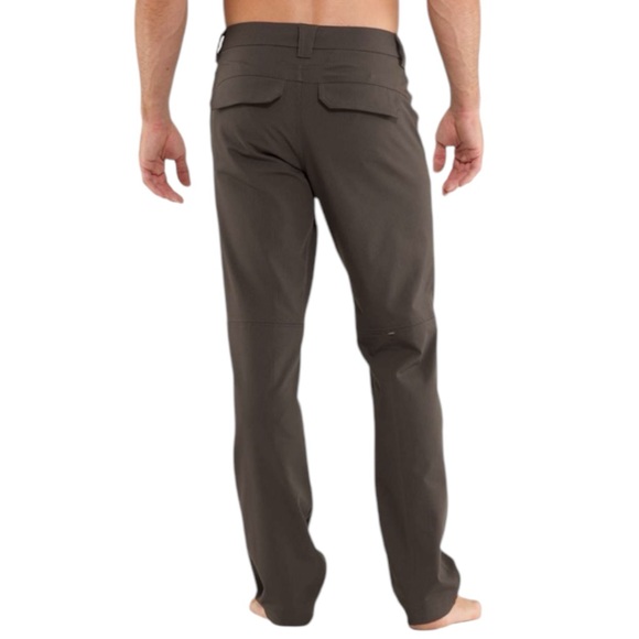 LULULEMON Men's Work to Play Pinstripe Black Pants Size 30” x 34” -- Older Style - Picture 2 of 11